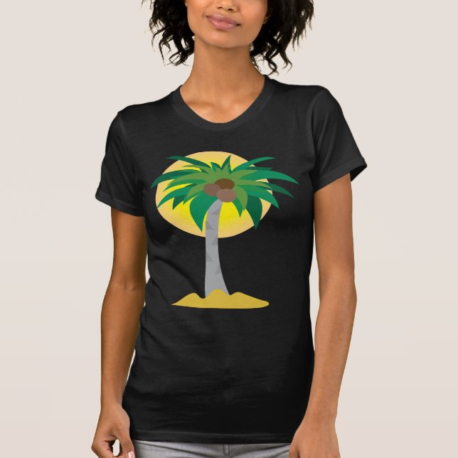 T-shirt Arbre de noix de coco (Devant)
