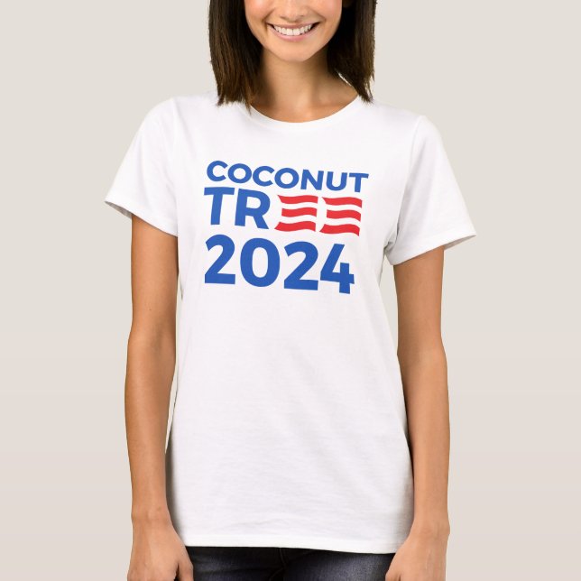 T-shirt Arbre de noix de coco 2024 (Devant)