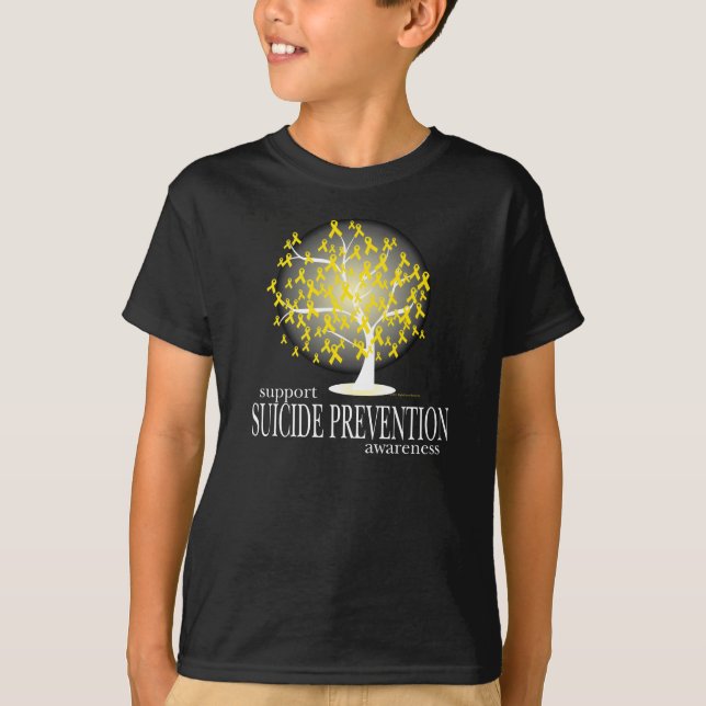 T-shirt Arbre de prévention de suicide (Devant)