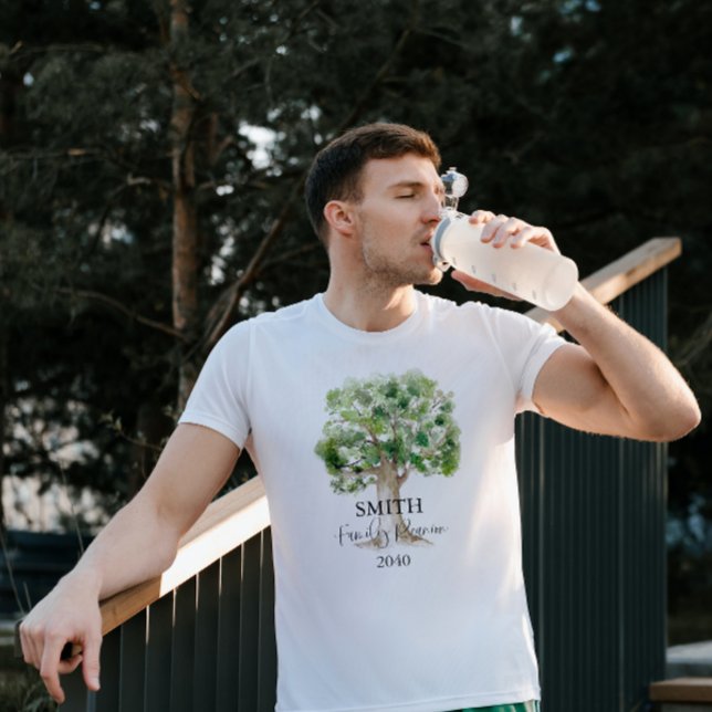 T-shirt Arbre de réunion familiale personnalisée (Personalized family reunion t-shirt)