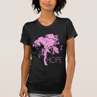 T-shirt Arbre de ruban rose d'espoir
