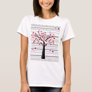 T-shirt Arbre de Saint-Valentin