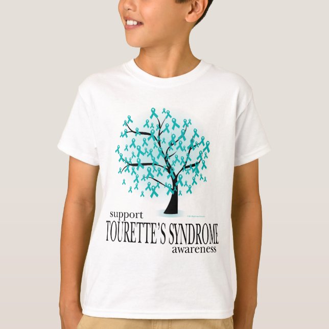 T-shirt Arbre de syndrome de la Tourette (Devant)
