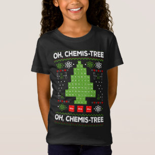 T-Shirt Arbre de table périodique Oh Chemistree Fun Chimie