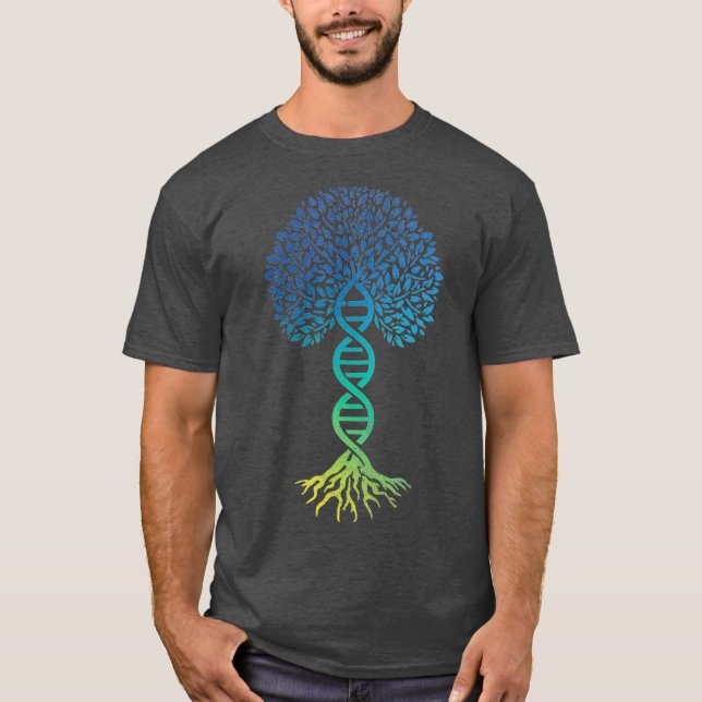 T-shirt Arbre de vie ADN science génétique Jour des terres (Devant)