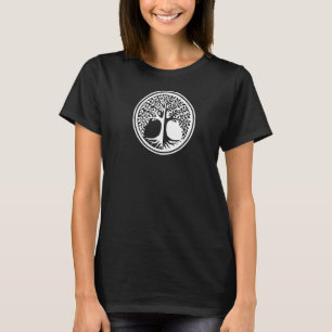 T-shirt Arbre De Vie Arbre De Vie Spirituel Yin Yang Sym