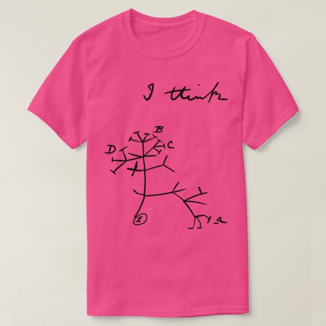 T-shirt Arbre de vie Darwin (Design devant)