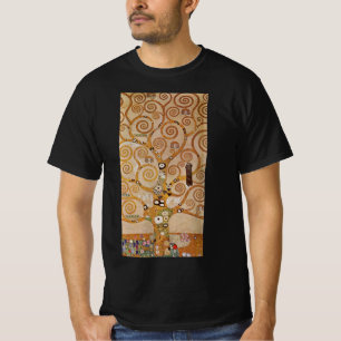 T-shirt Arbre de vie de Gustav Klimt, Art Nouveau stylisé