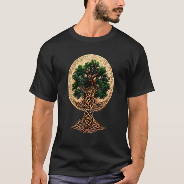 T-shirt Arbre de Vie - Entrelacs Celtique - Symbole Écossa (Devant)