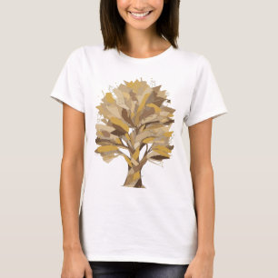T-shirt Arbre de vie gris spirituel dessin gras