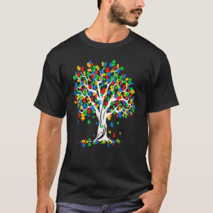 T-shirt Arbre de vie Mois de la sensibilisation à l'autism
