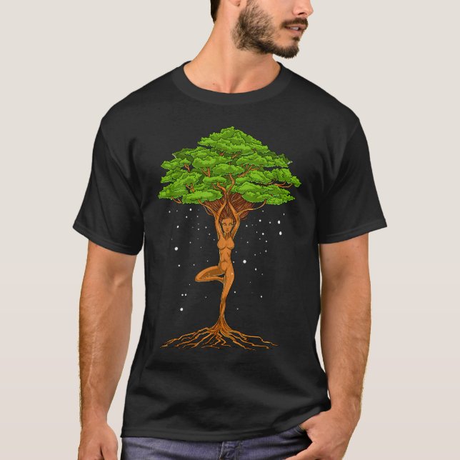 T-shirt Arbre de Vie Yoga (Devant)