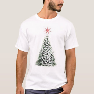 T-shirt arbre d'étoile de neige