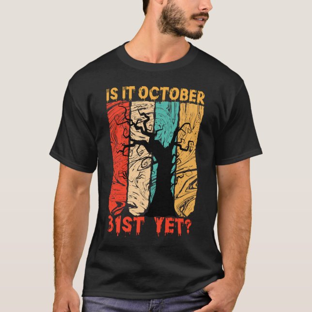 T-shirt Arbre d'horreur Design Art Halloween (Devant)