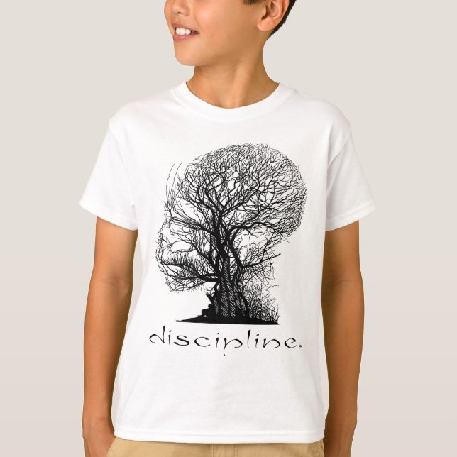T-shirt Arbre et logo de discipline (Devant)