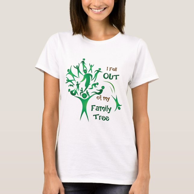 T-shirt Arbre familial amusant (Devant)