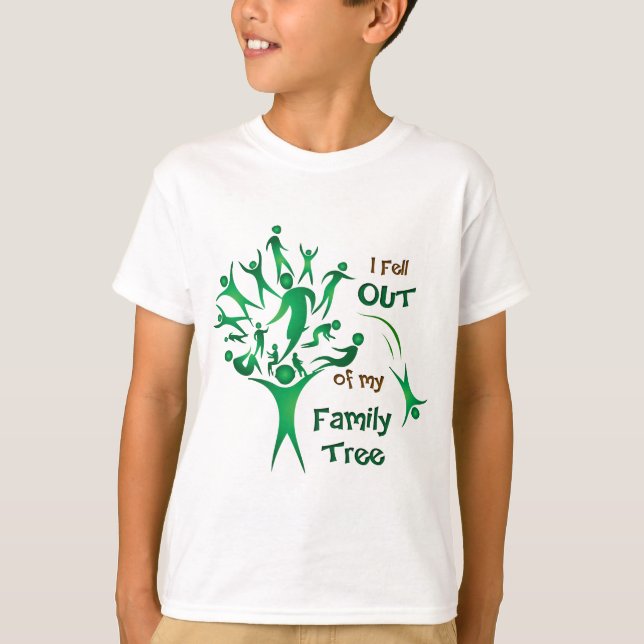 T-shirt Arbre familial amusant (Devant)