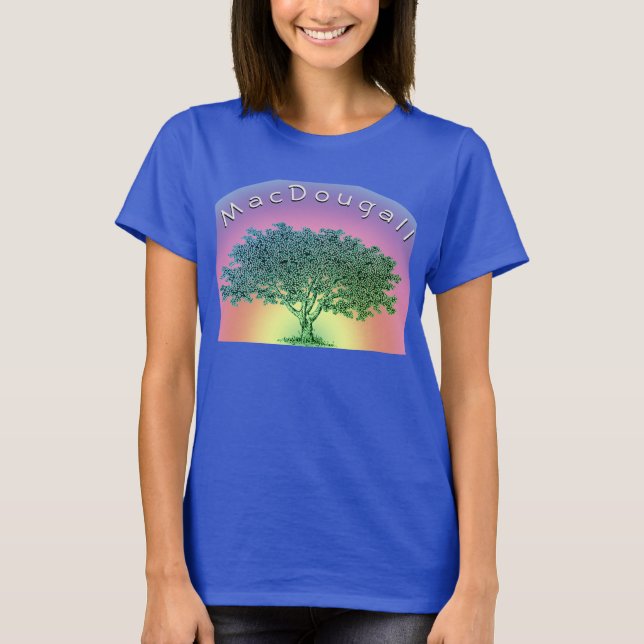 T-shirt - arbre généalogique avec nom (Devant)