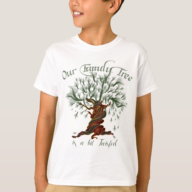 T-shirt arbre généalogique un peu tordu (Devant)