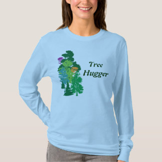 T-shirt Arbre Hugger Custom Green Dire Art