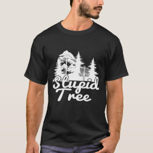 T-shirt Arbre Imbécile Disque Golf Sport