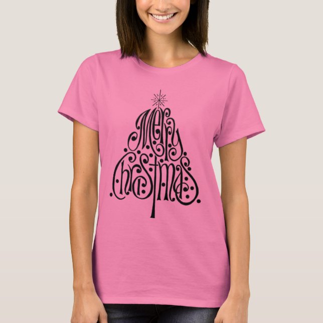 T-shirt arbre_merry_noël (Devant)