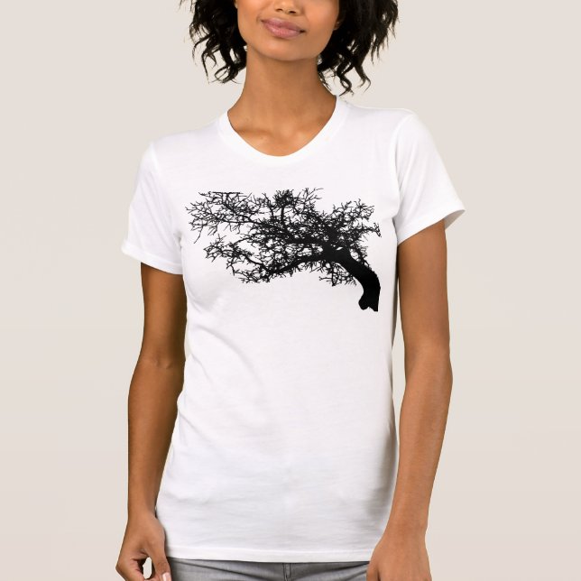 T-SHIRT ARBRE NOIR (Devant)