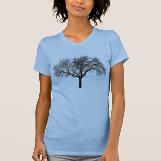 T-shirt Arbre noir