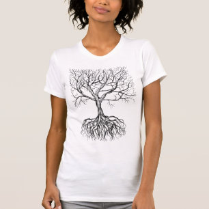 T-shirt arbre nu