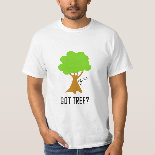T-shirt ARBRE OBTENU ? (blanc) (Devant)