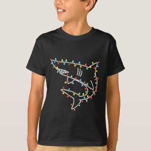 T-shirt Arbre requins Noël Xmas animal familier amateur de