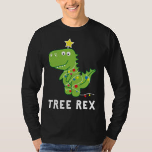 T-shirt Arbre Rex. Animal Pun Dinosaur Dinosaur Noël Paja