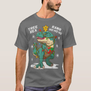 T-shirt Arbre Rex Noël ArbreCostume de dinosaure pour Chri