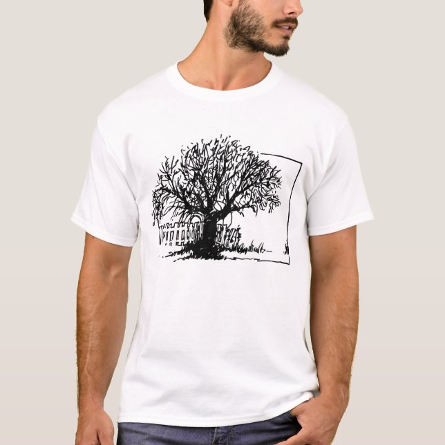 T-shirt Arbre solitaire (Devant)
