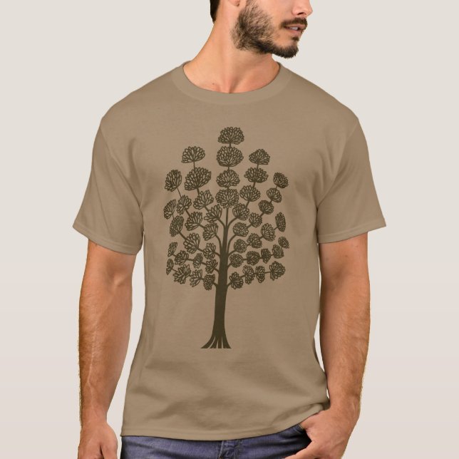 T-shirt Arbre stylisé (Devant)