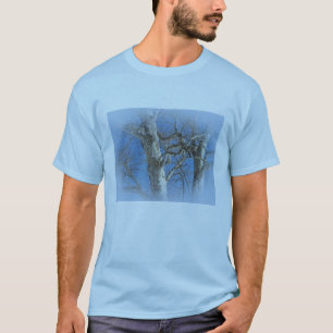 T-shirt Arbre Sycamore contre les objets Sky hivernaux