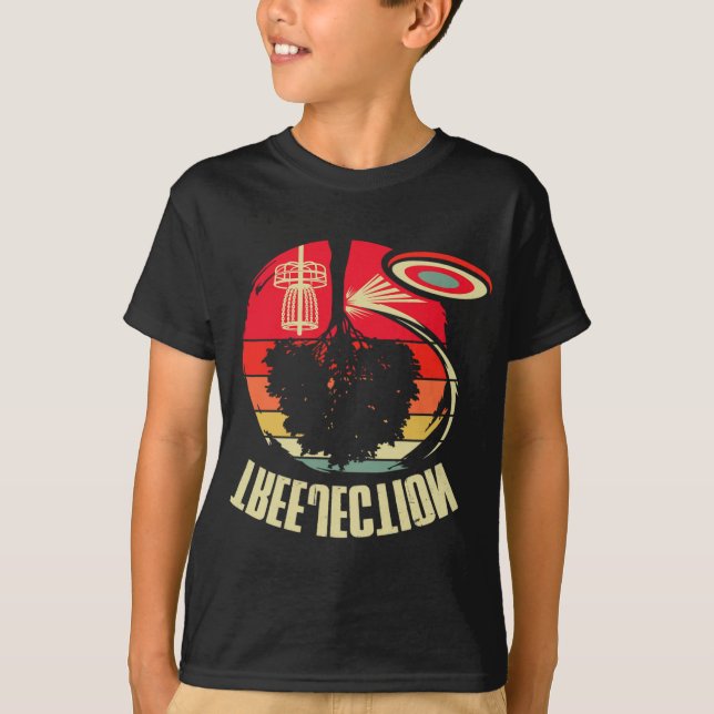 T-shirt Arbrejection Arbre Stupide Golf de Disque Ultimate (Devant)