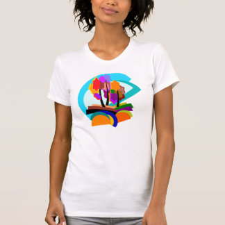 T-shirt Arbres Abstraits