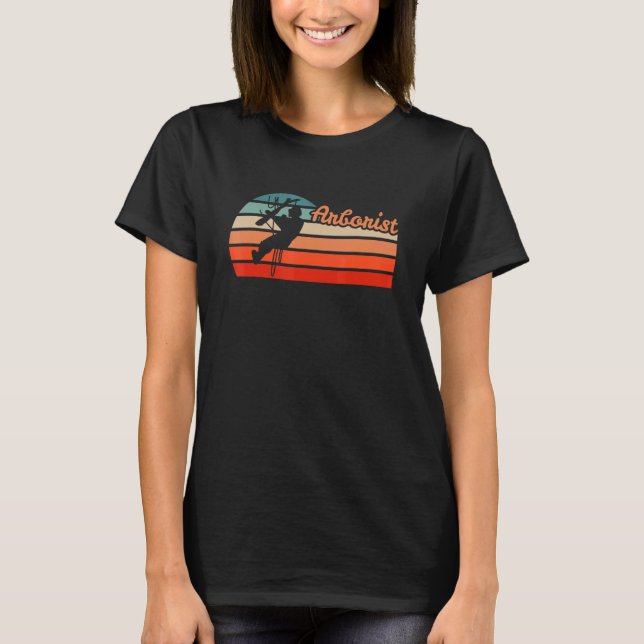 T-shirt Arbres Arbres Arboriculture Forêt Arboriste (Devant)