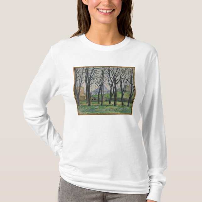 T-shirt Arbres de châtaigne de Paul Cezanne | chez Jas de (Devant)