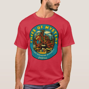 T-shirt Arbres de Mystère Californie vintage