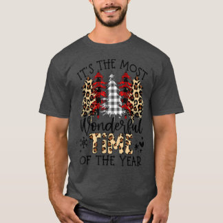 T-shirt Arbres De Noël C'Est Le Moment Le Plus Merveilleux