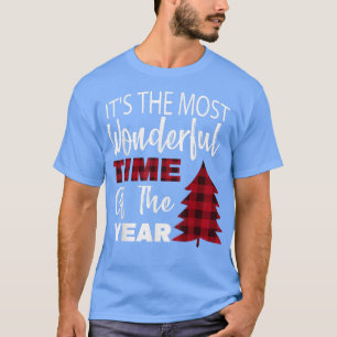 T-shirt Arbres De Noël C'Est Le Moment Le Plus Merveilleux