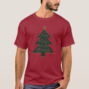 T-shirt Arbres de Noël en pin frais de ferme moderne décor