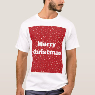 T-shirt Arbres de Noël et Snowflakes