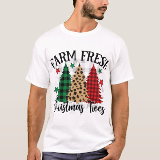T-shirt Arbres de Noël frais de ferme