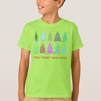 T-shirt Arbres de Noël ! Tee - shirt des enfants