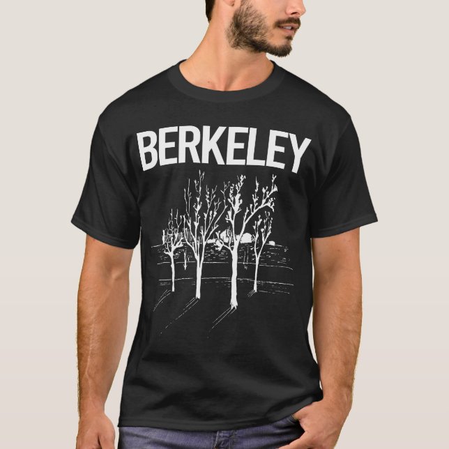 T-shirt Arbres de rue Berkeley (Devant)