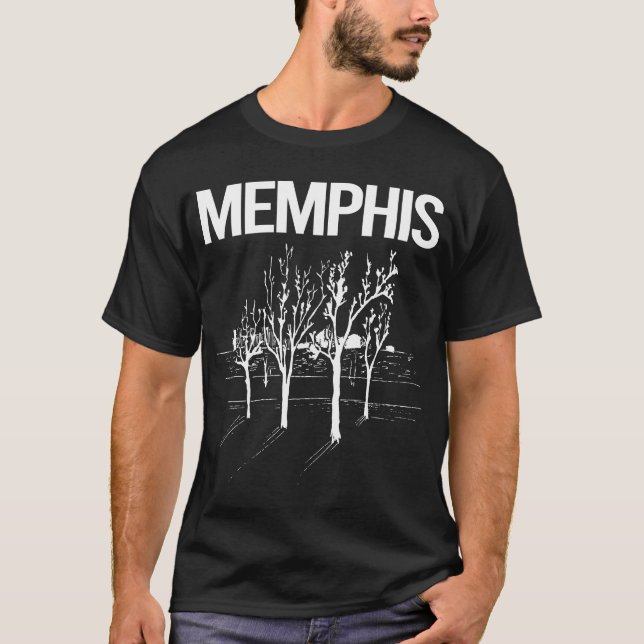 T-shirt Arbres de rue Memphis (Devant)
