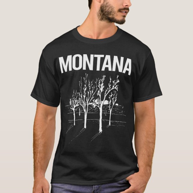 T-shirt Arbres de rue Montana (Devant)